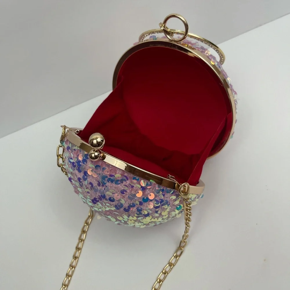 Sequin Round Bag - Picture 4 of 4